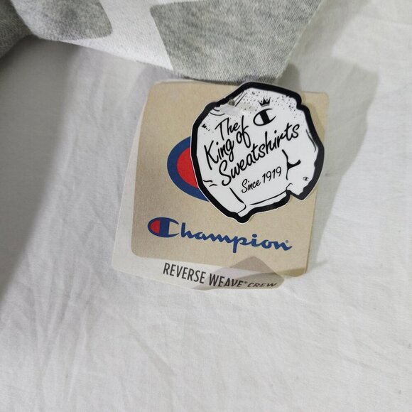 Champion XL Reverse Weave Crew Sweatshirt Heavyweight Cotton Blend XL NWT - Picture 5 of 10